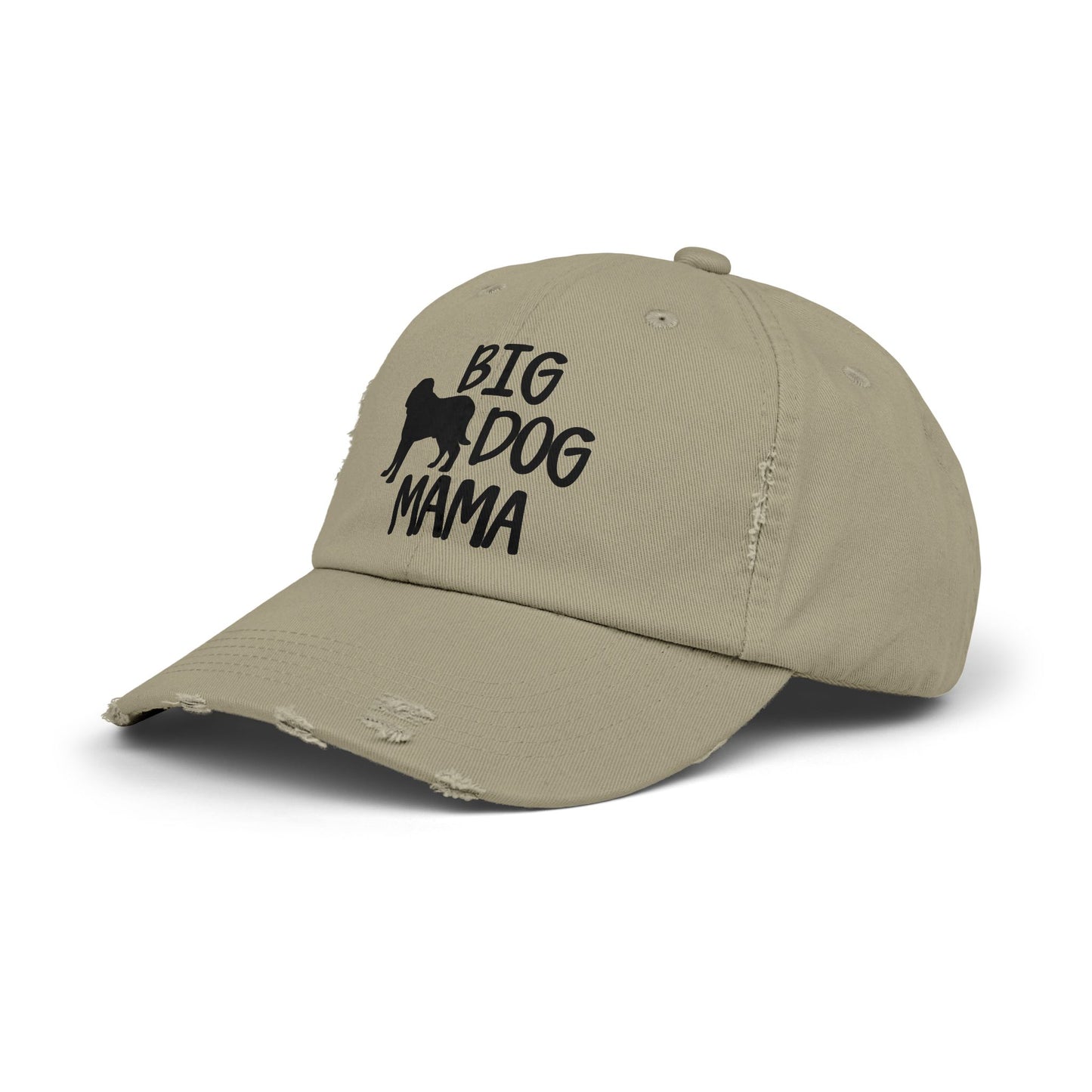 Big Dog Mama Unisex Distressed Cap - Perfect Gift for Dog Lovers