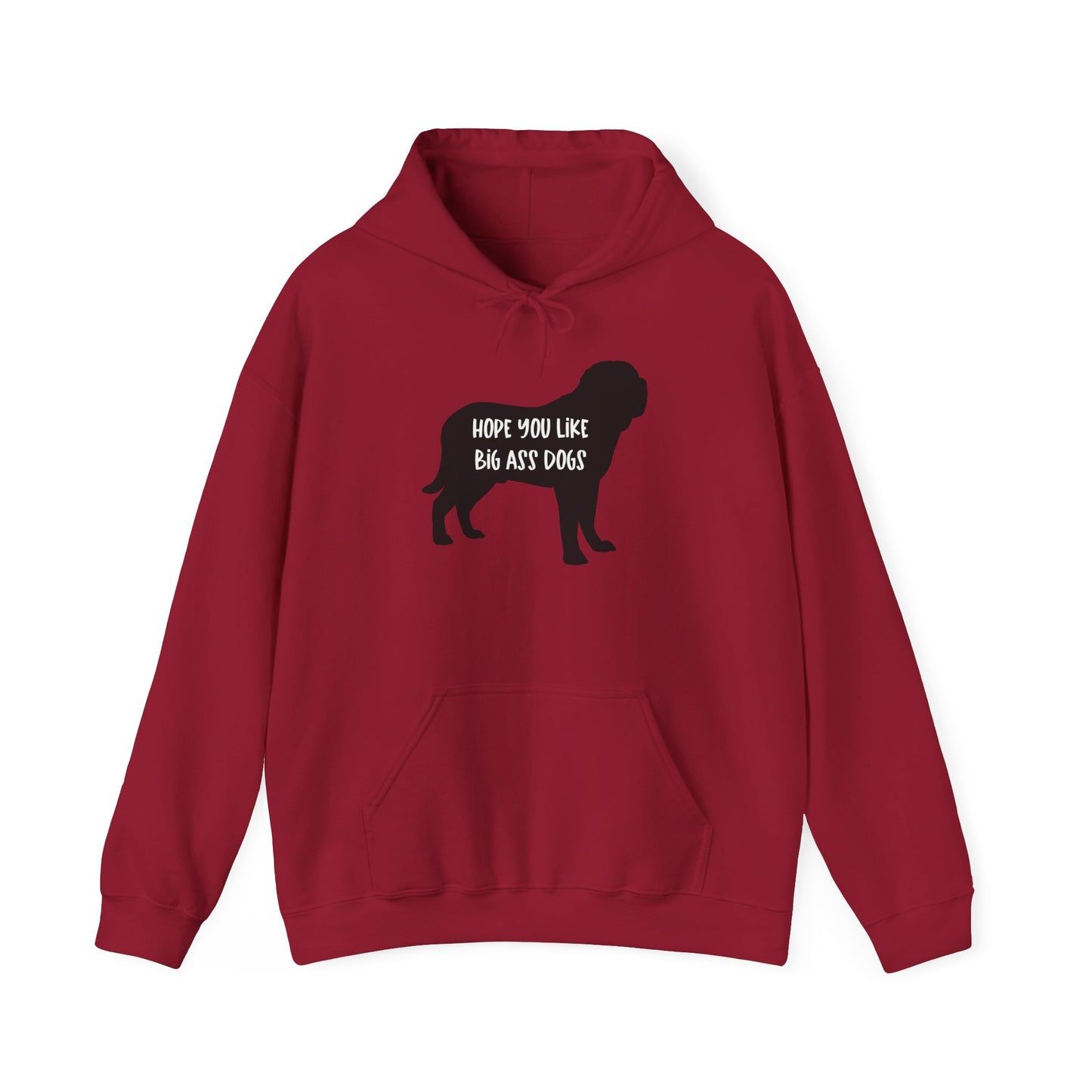 Hope you like Big Ass Dogs Unisex Heavy Blend™ Hooded Sweatshirt Cardinal Red