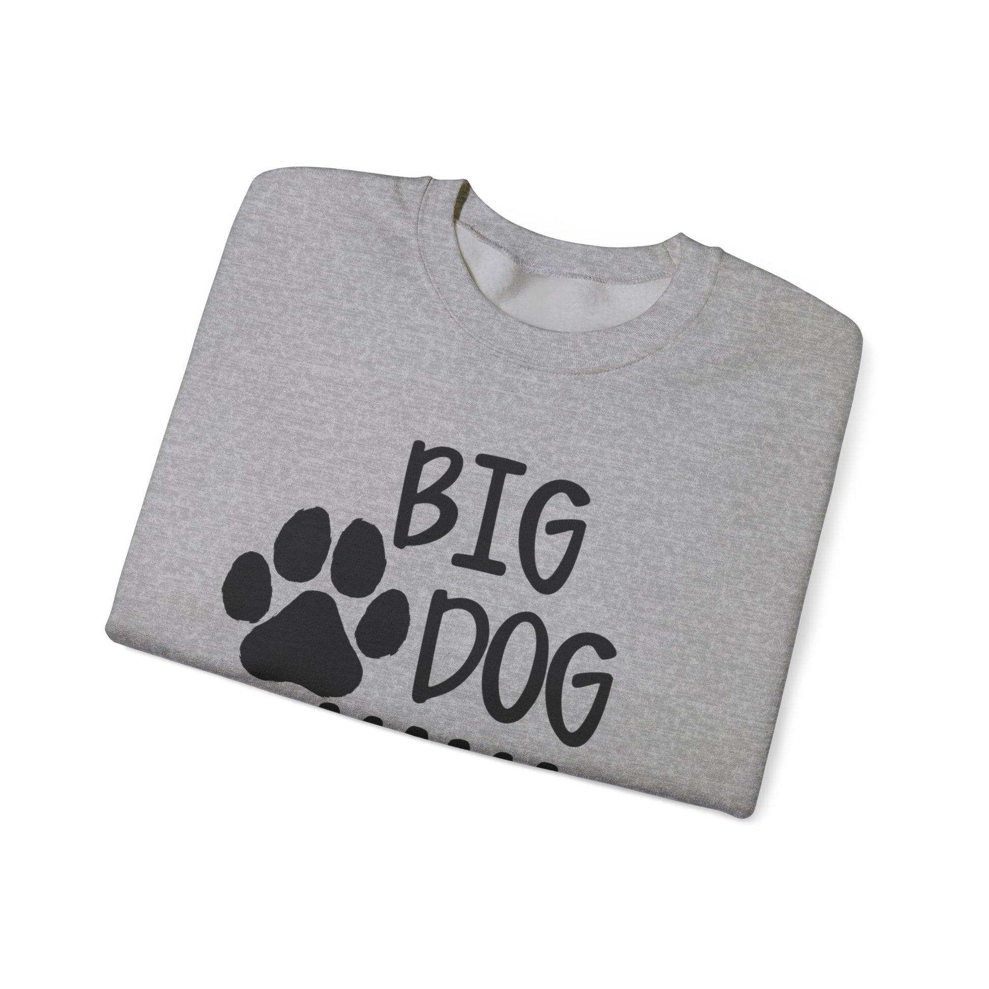 Big Dog Mama Paw Unisex Heavy Blend™ Crewneck Sweatshirt