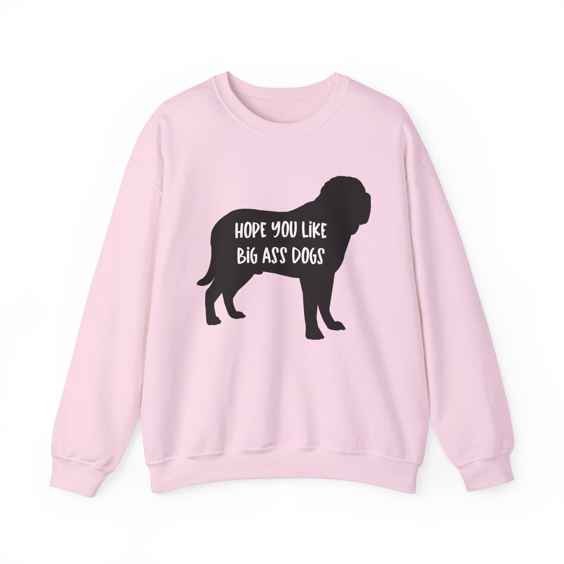 Hope you like big ass Dogs Unisex Heavy Blend™ Crewneck Sweatshirt Light Pink