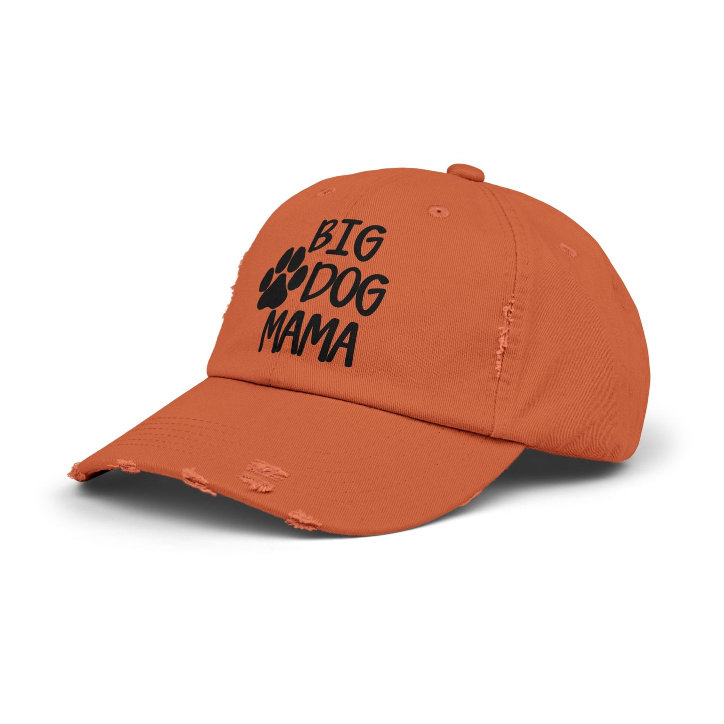 Big Dog Mama Distressed Cap - Unisex Dog Lover Hat