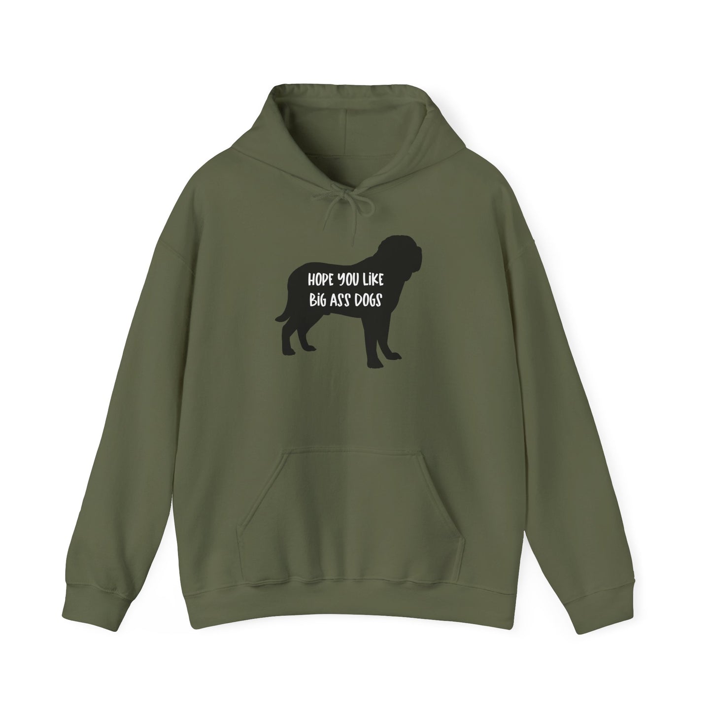 Hope you like Big Ass Dogs Unisex Heavy Blend™ Hooded Sweatshirt Military Green