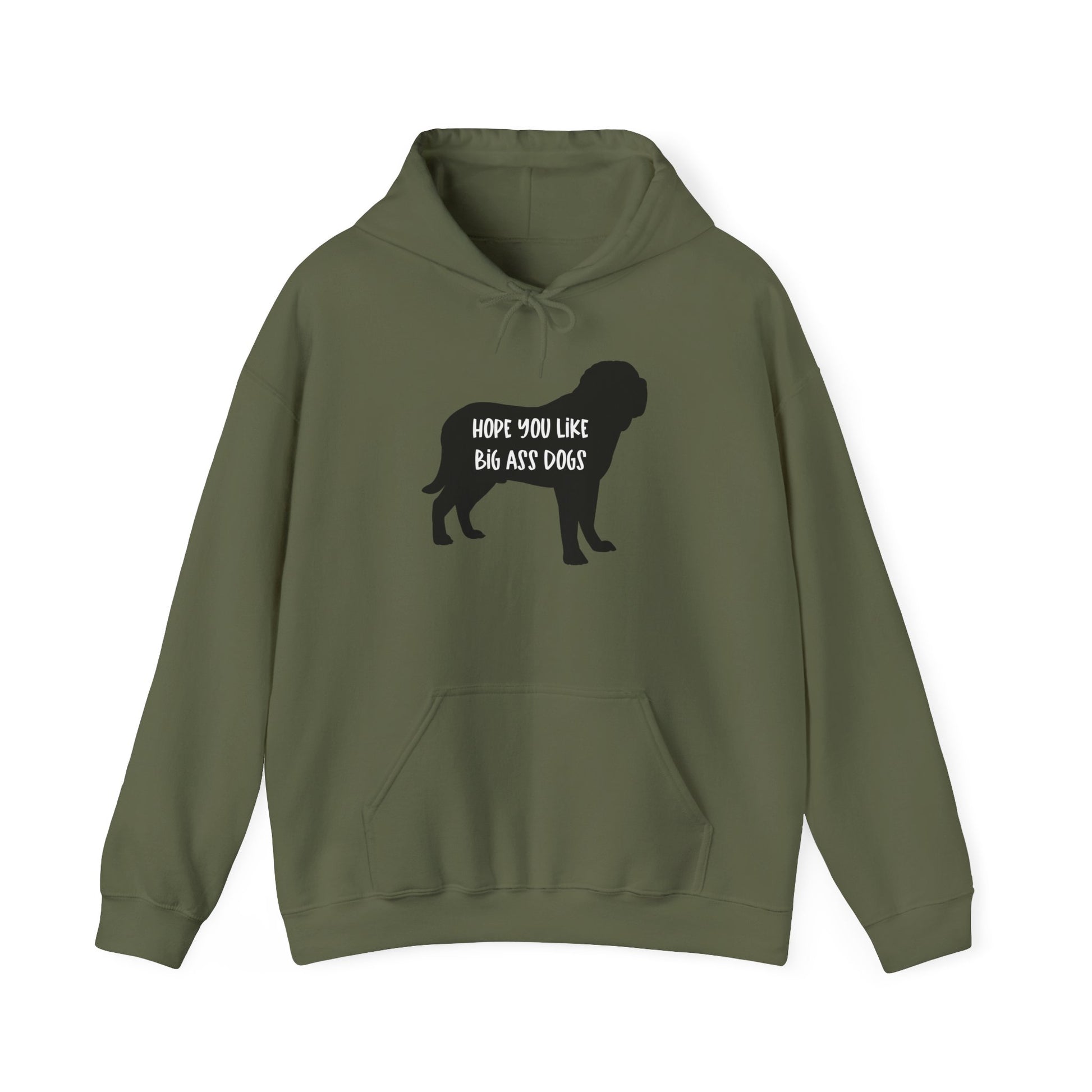 Hope you like Big Ass Dogs Unisex Heavy Blend™ Hooded Sweatshirt Military Green