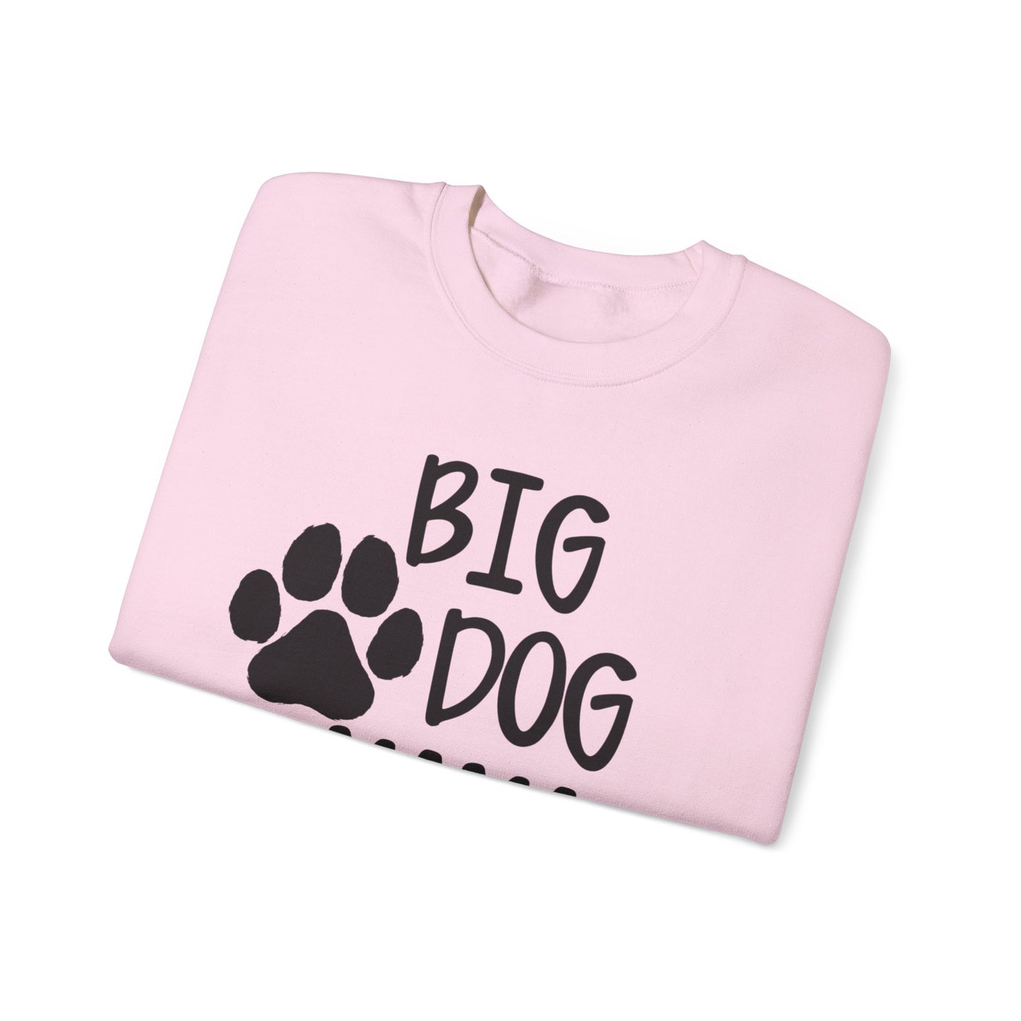 Big Dog Mama Paw Unisex Heavy Blend™ Crewneck Sweatshirt