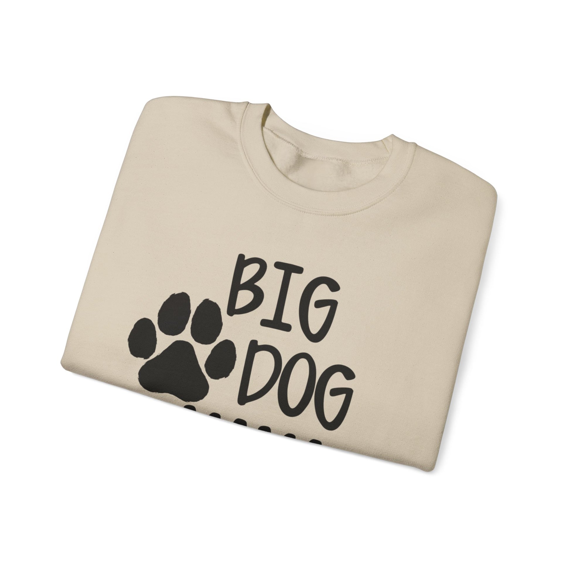 Big Dog Mama Paw Unisex Heavy Blend™ Crewneck Sweatshirt