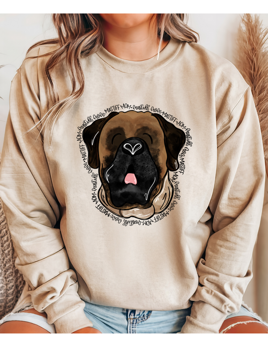 Mastiff Mom Wraparound T Shirt/Sweatshirt