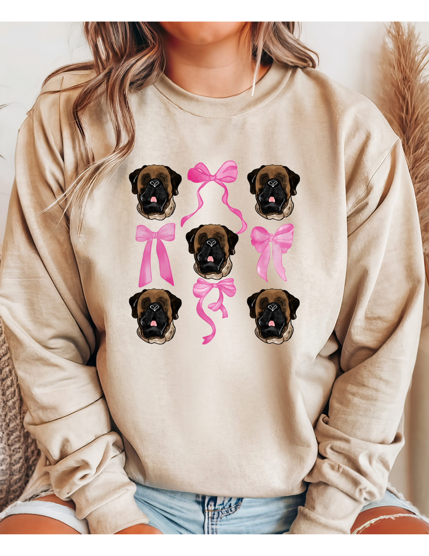 Mastiff Coquette Bows T Shirt/Sweatshirt