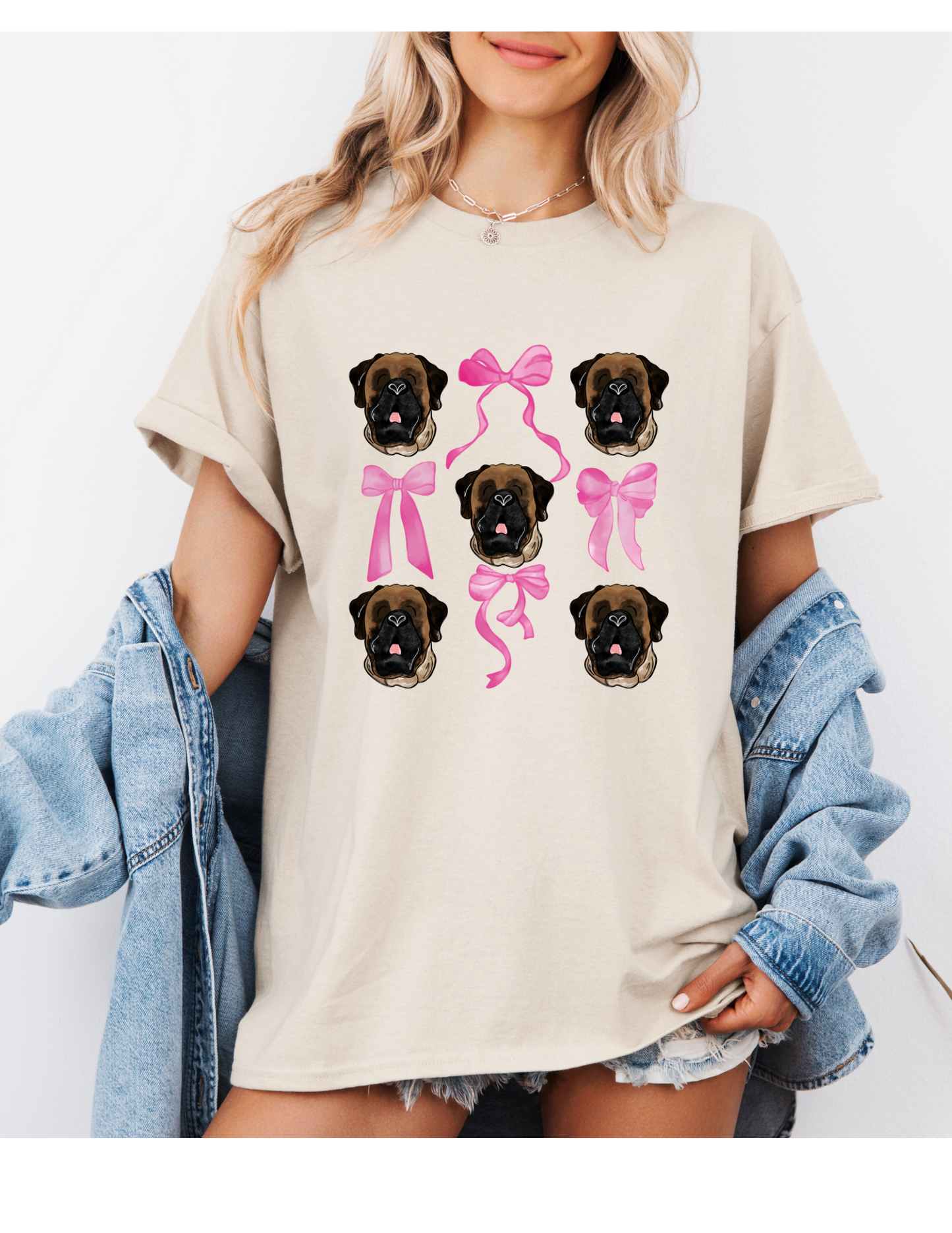 Mastiff Coquette Bows T Shirt/Sweatshirt