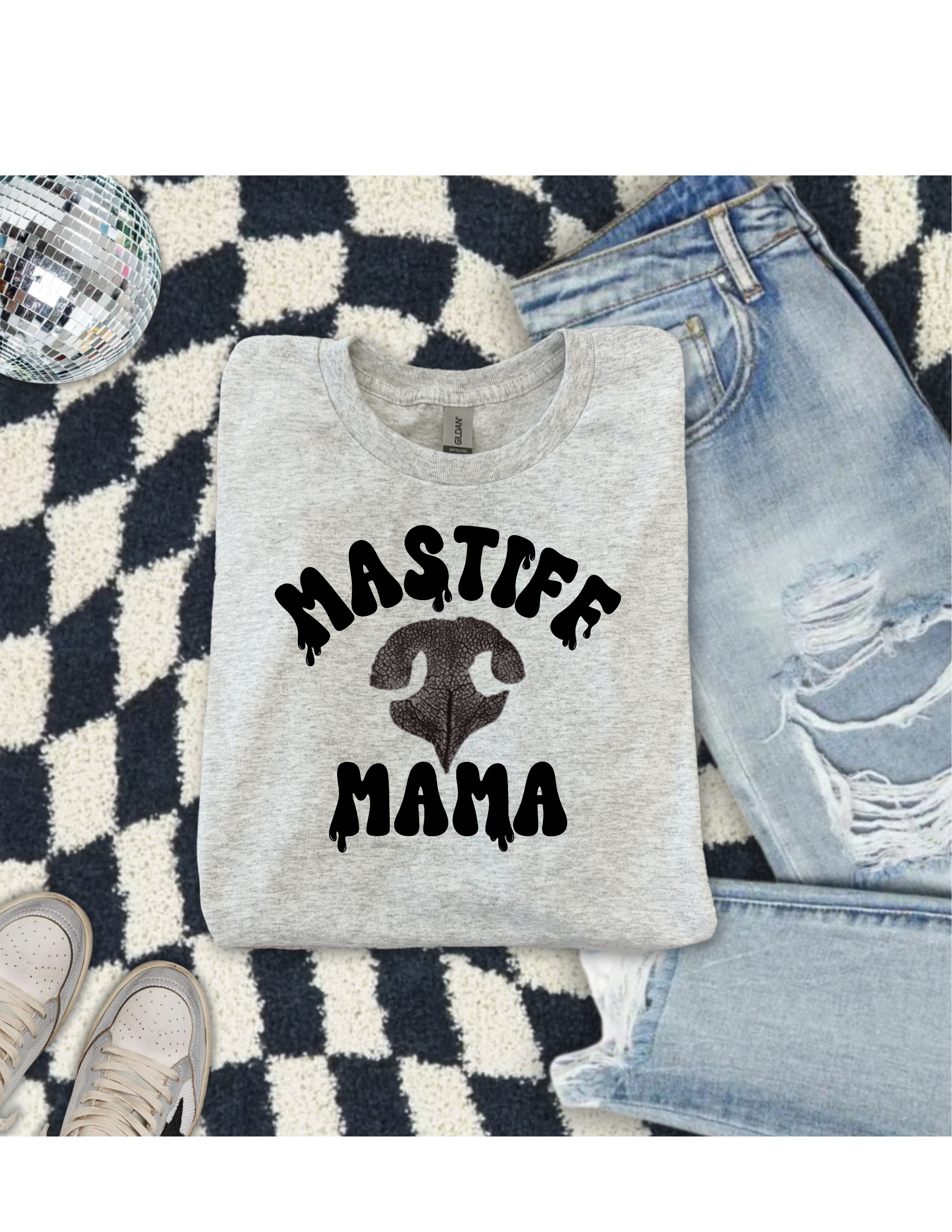 Nose Print Mastiff Mama T Shirt/Sweatshirt