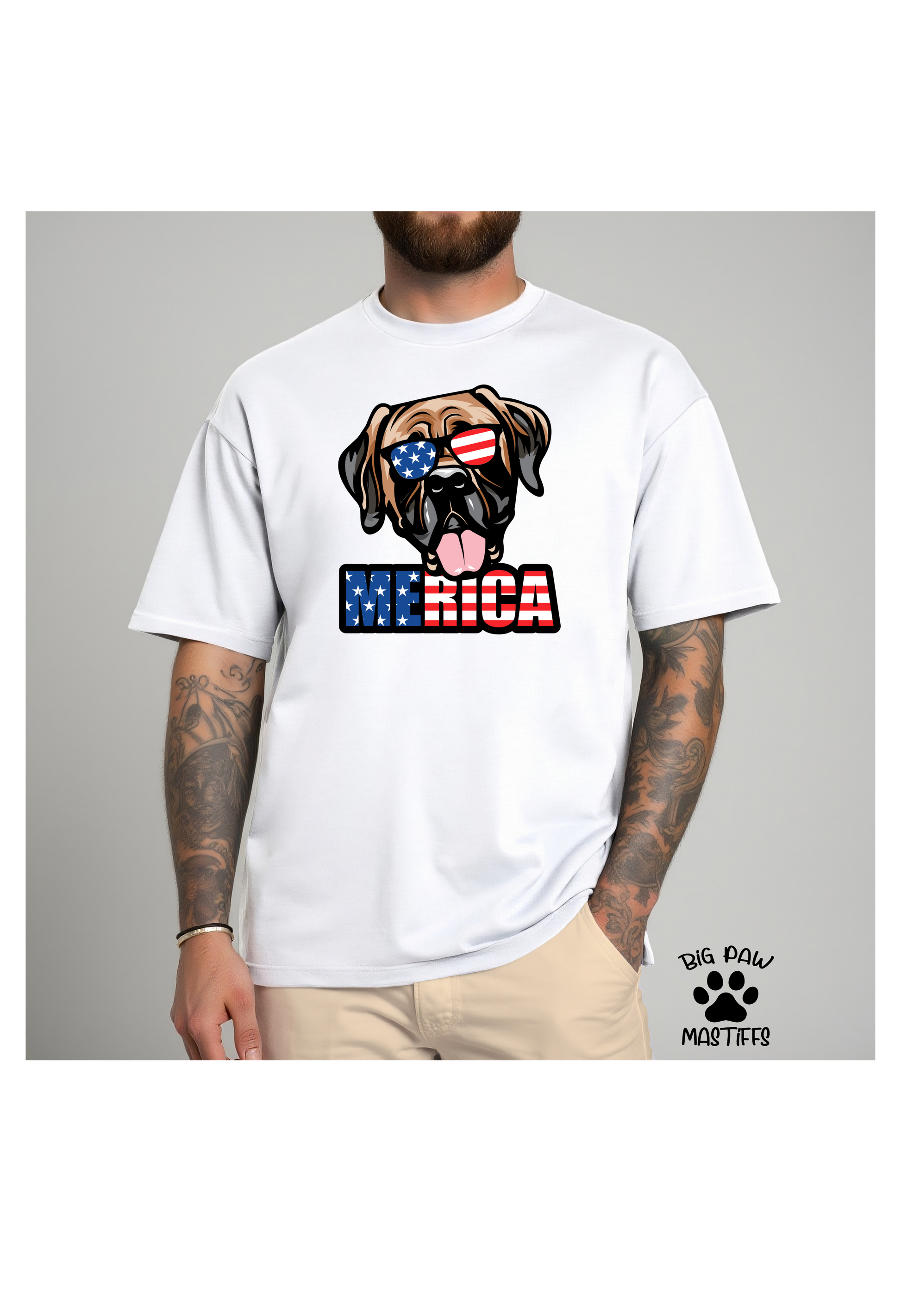 Merica Mastiff T-Shirt