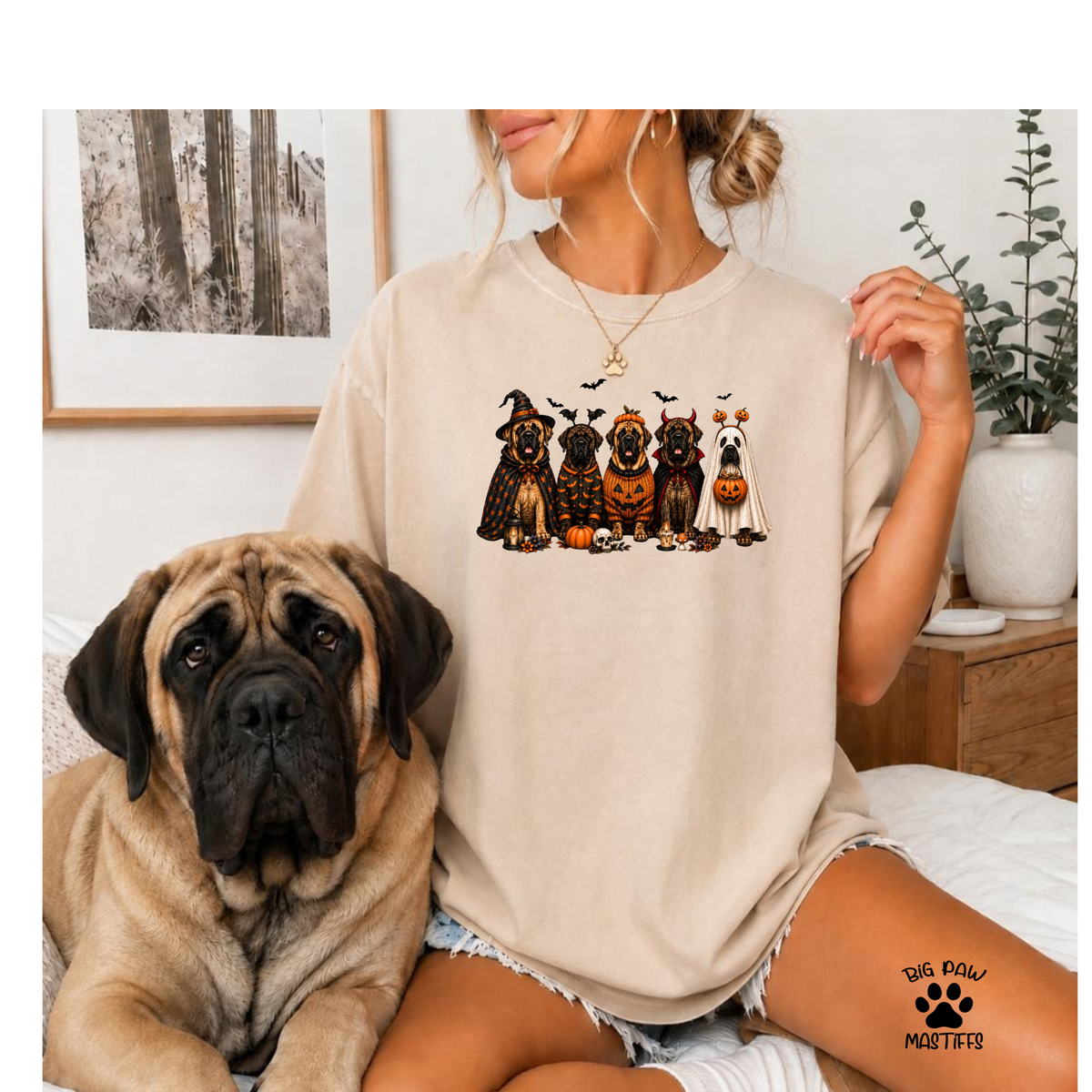 Mastiffs Dressed Up