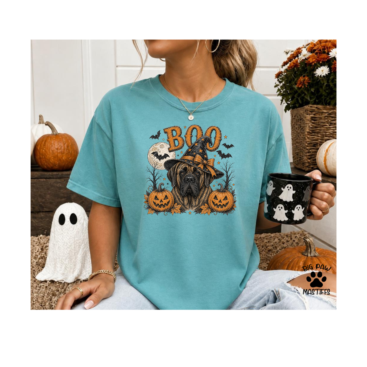Boo Mastiff as Witch Sketch