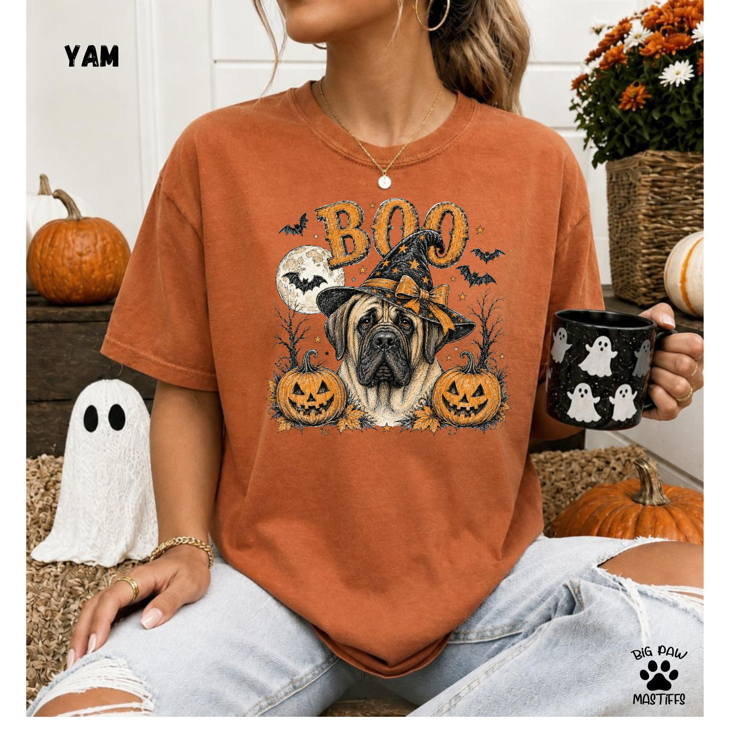 Boo Mastiff as Witch Sketch