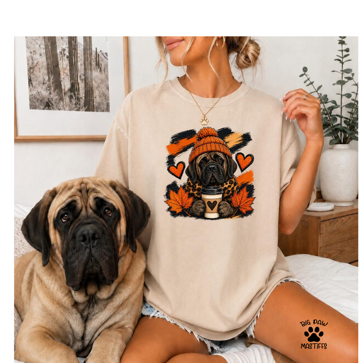 Fall Mastiff w/ Coffee