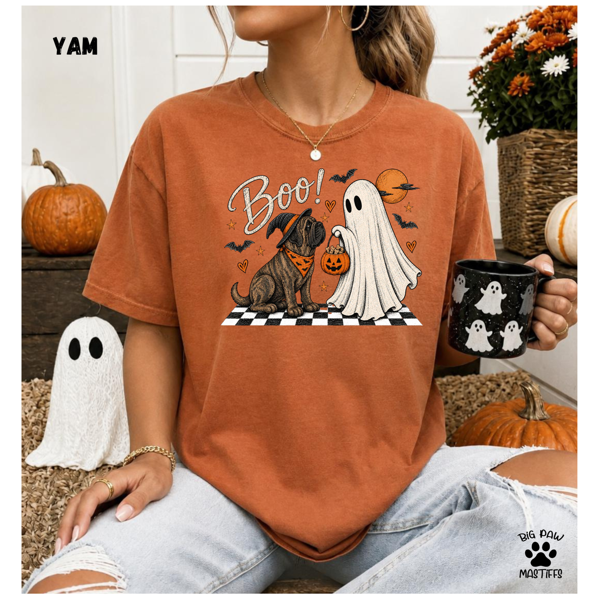 Boo! Mastiff & Ghost