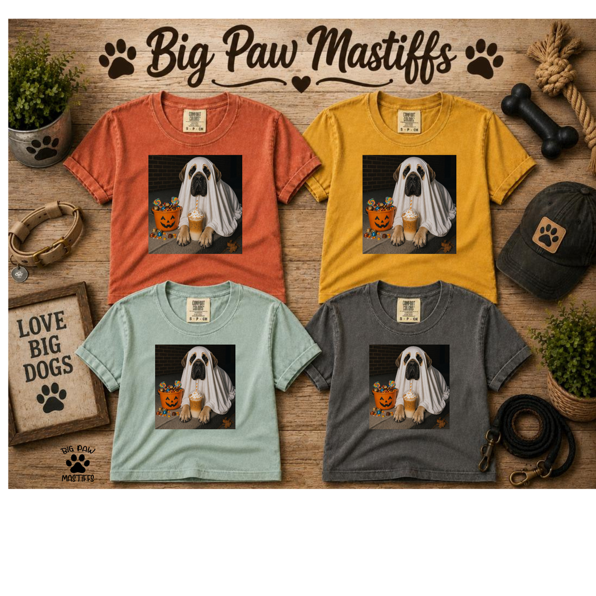 Mastiff As Ghost w/ Coffee