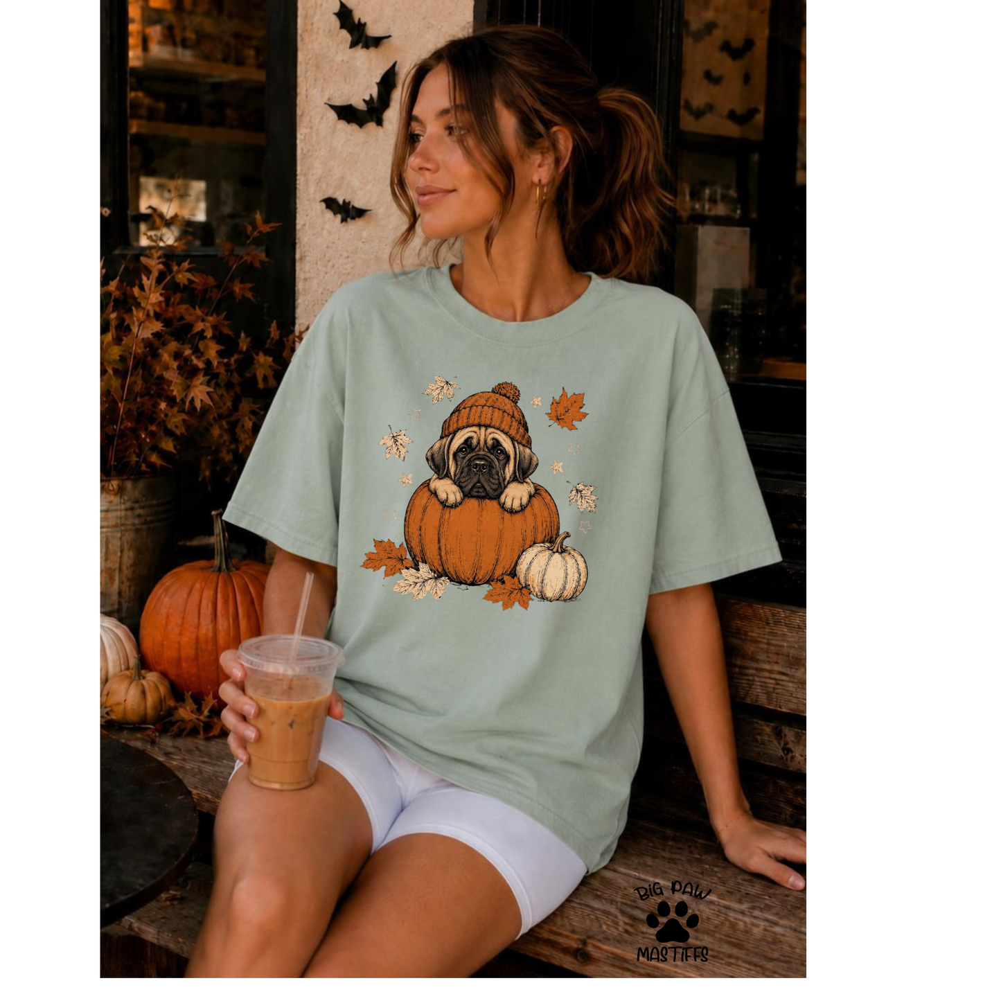 Mastiff In Pumpkin