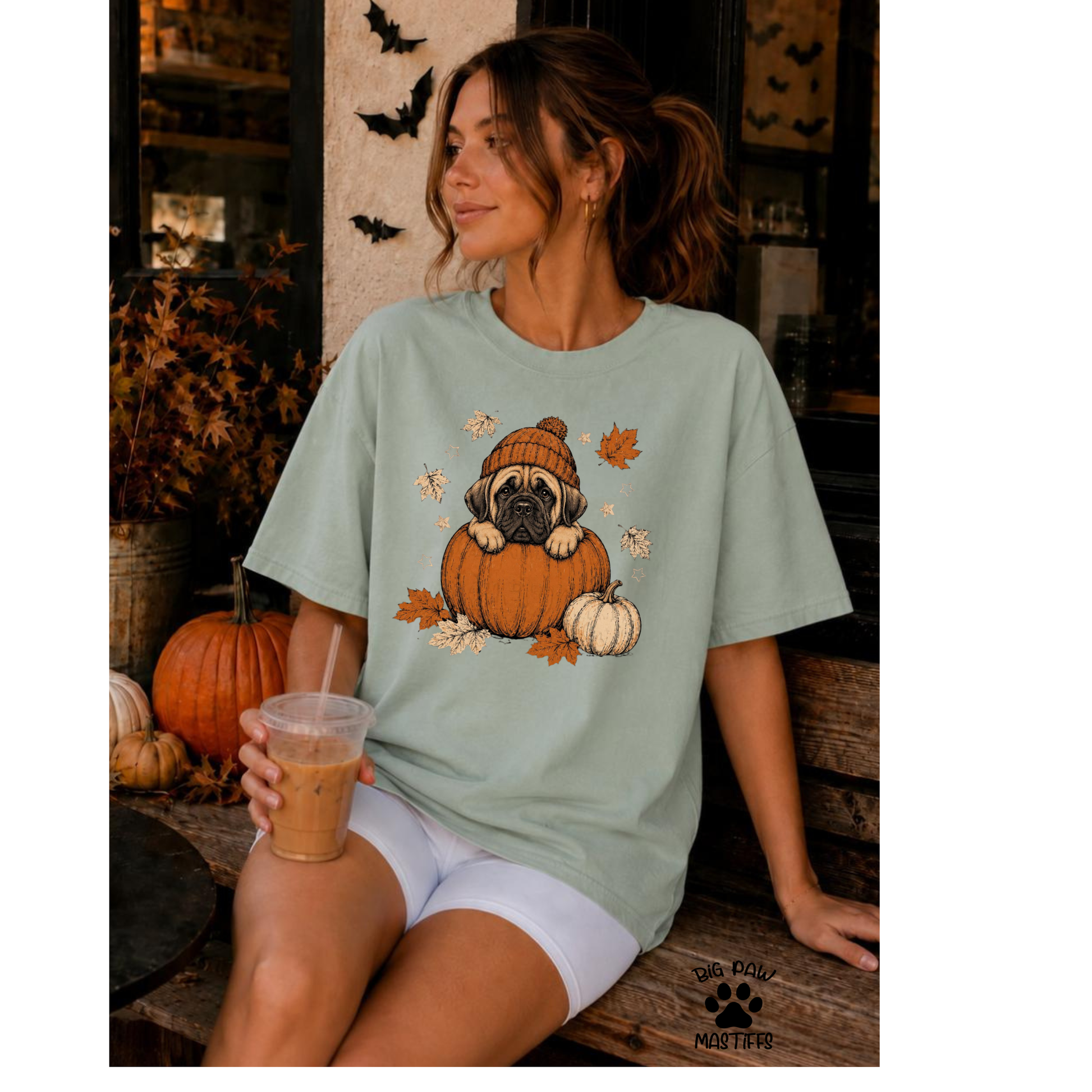 Mastiff In Pumpkin