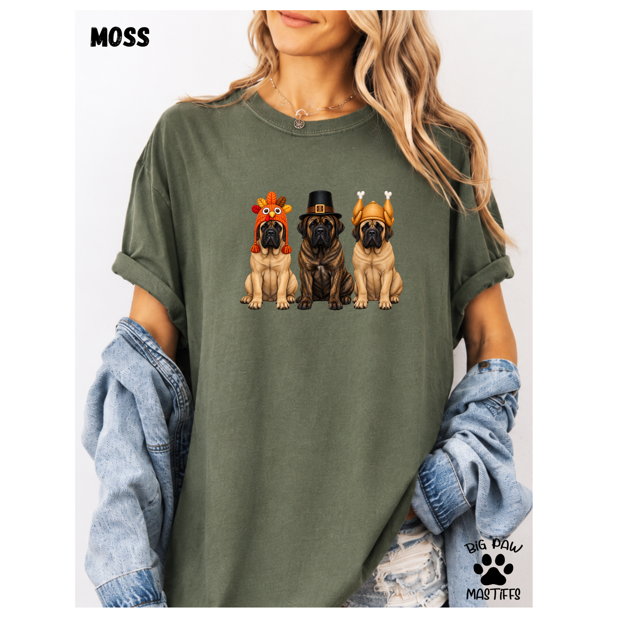 Mastiff Thanksgiving Dress Up