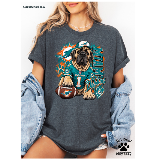 Mastiff Football #1  ANY TEAM / ANY BREED