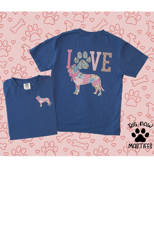 Love Patchwork Front/Back