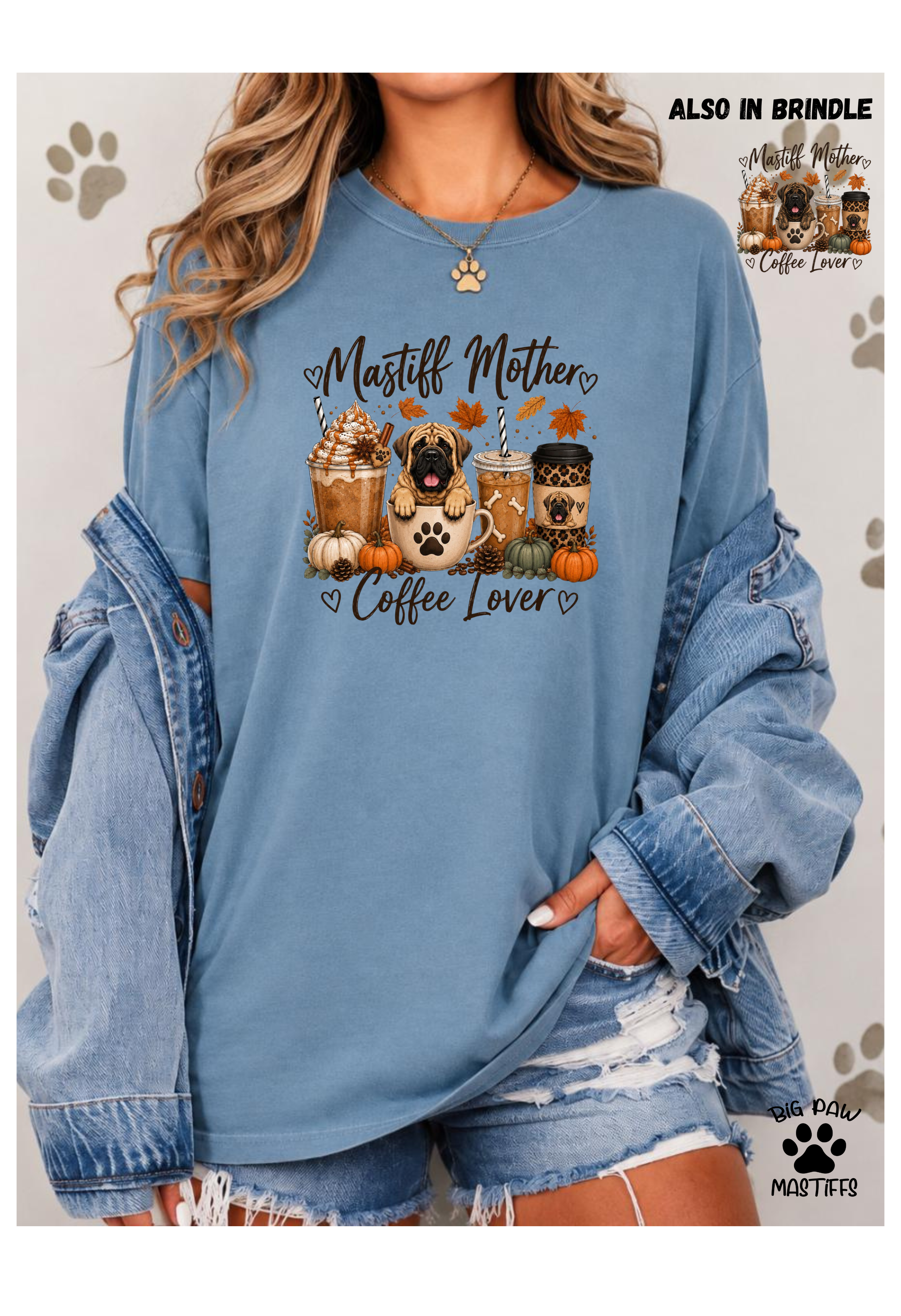 Mastiff Mother & Coffee Lover T Shirt/Sweatshirt