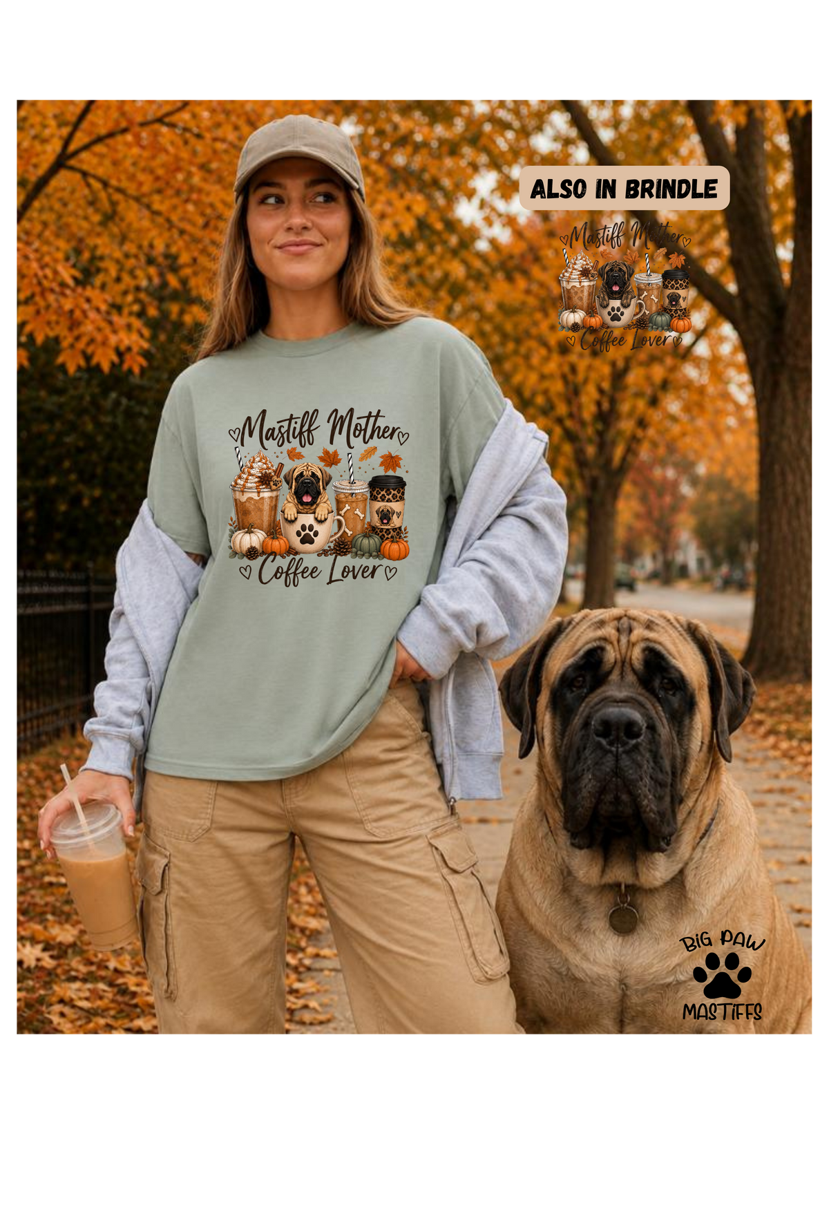 Mastiff Mother & Coffee Lover T Shirt/Sweatshirt