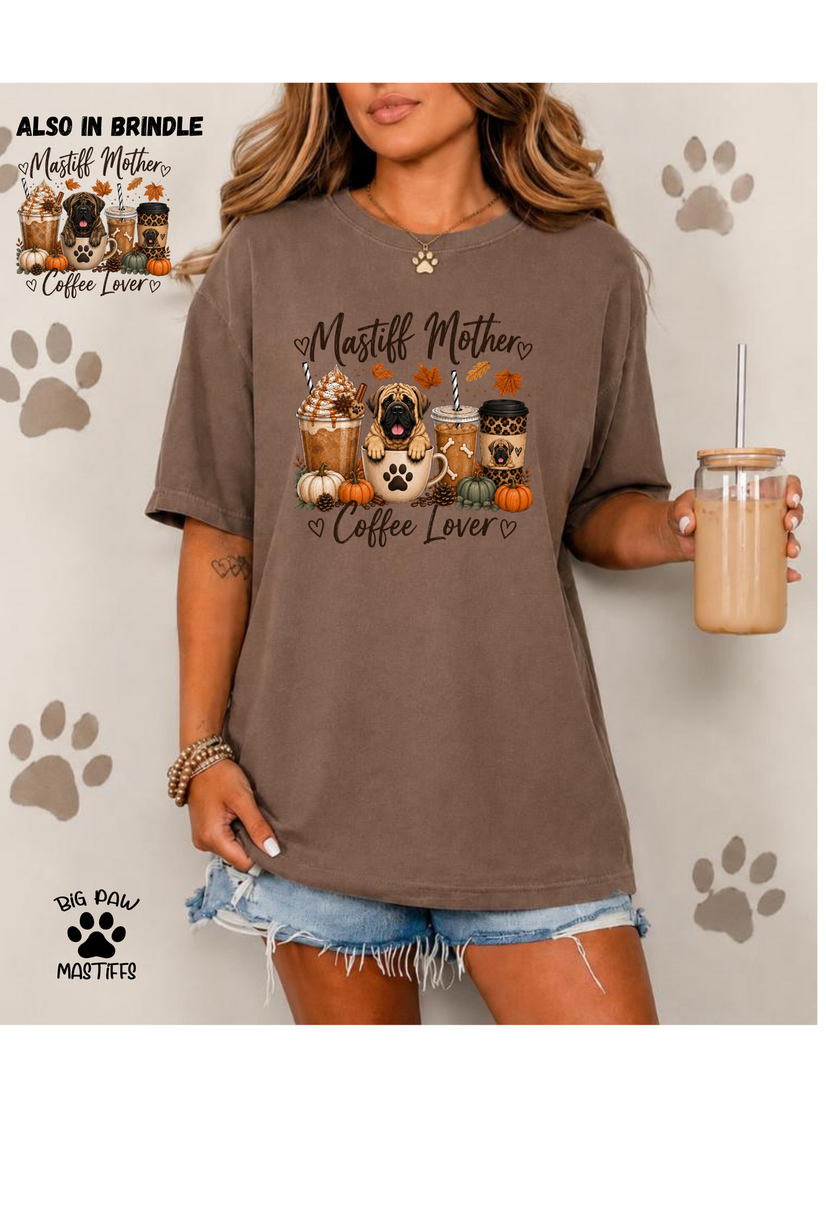 Mastiff Mother & Coffee Lover T Shirt/Sweatshirt