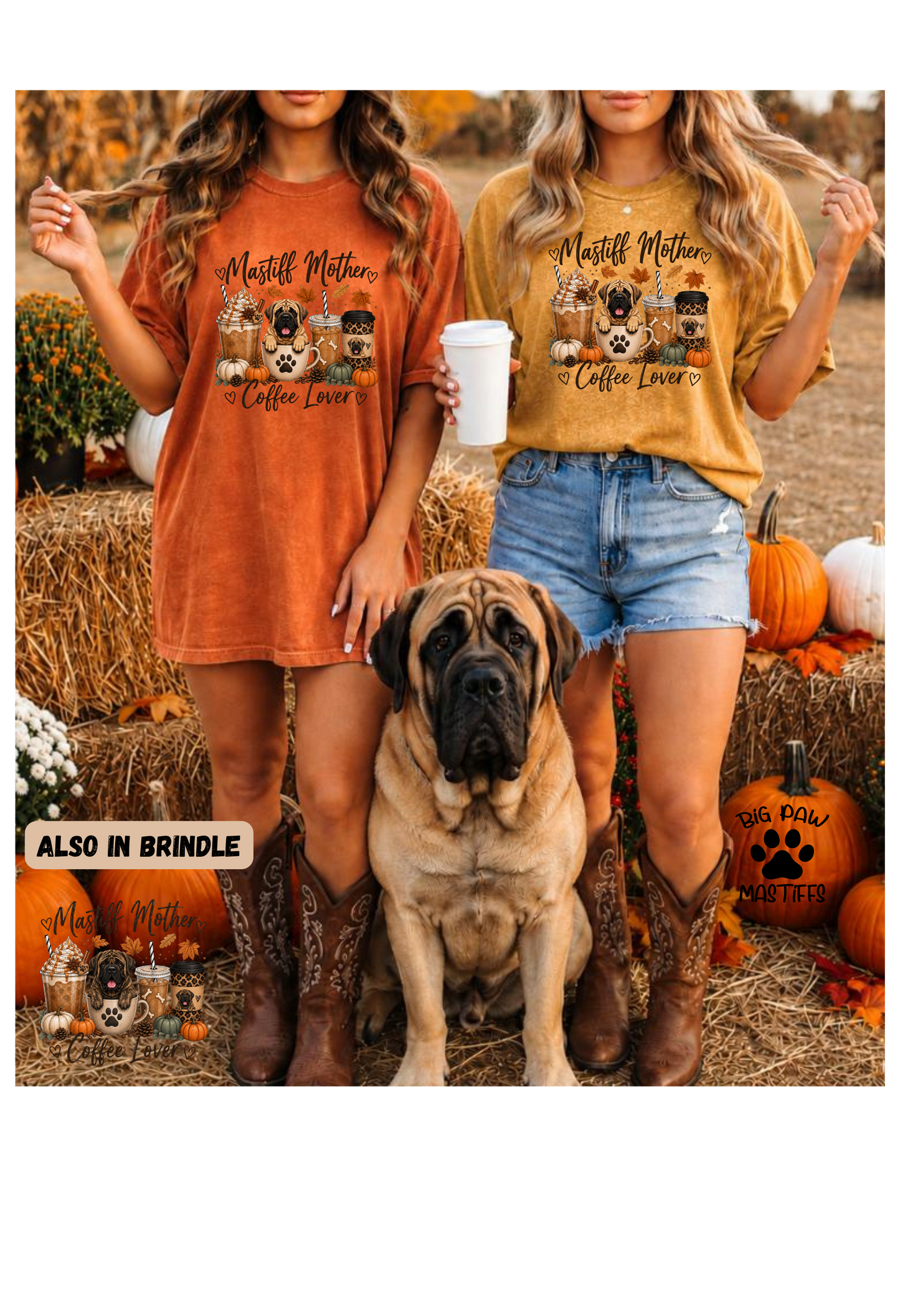 Mastiff Mother & Coffee Lover T Shirt/Sweatshirt