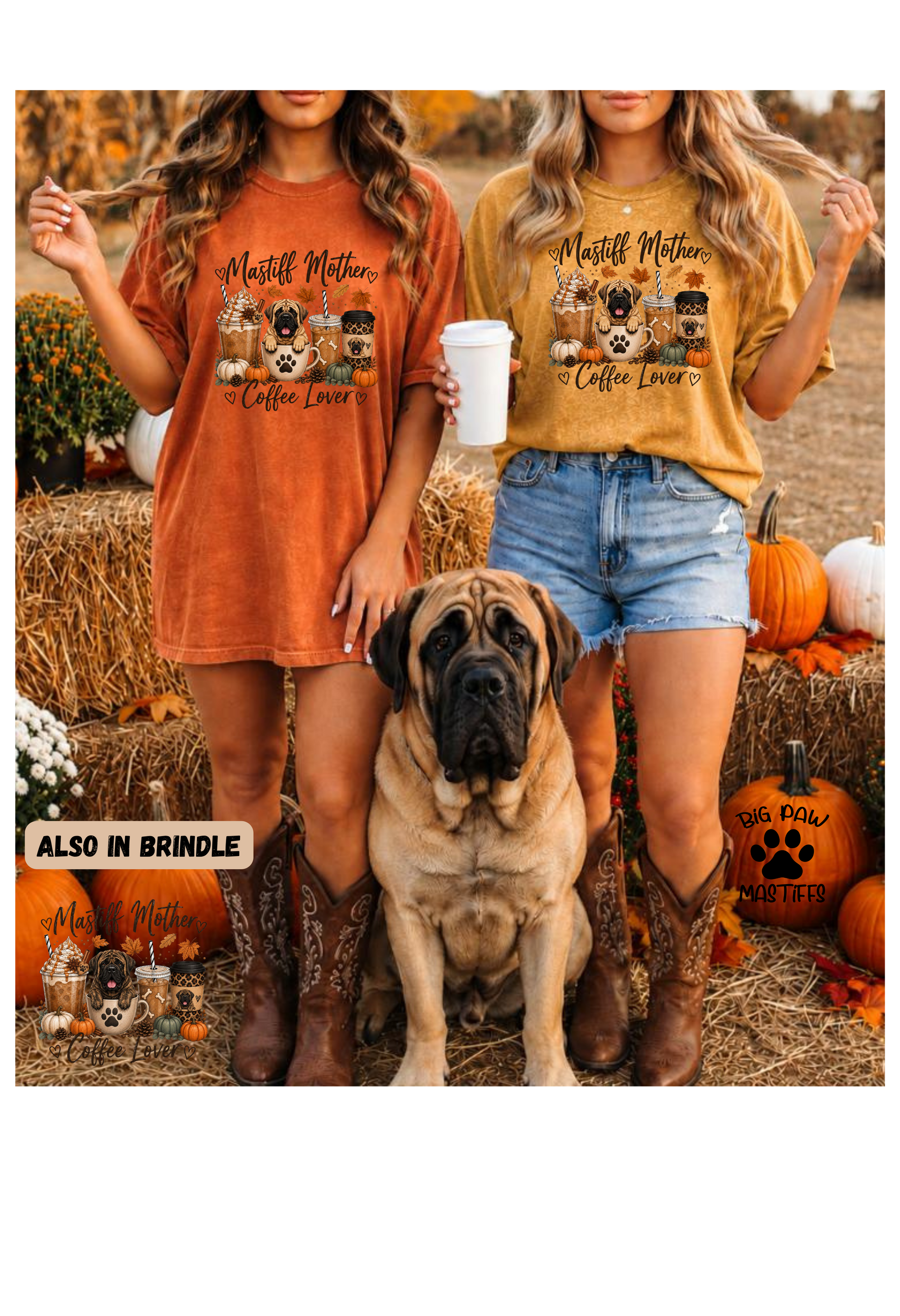 Mastiff Mother & Coffee Lover T Shirt/Sweatshirt